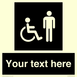 Custom information: black panel disabled and male